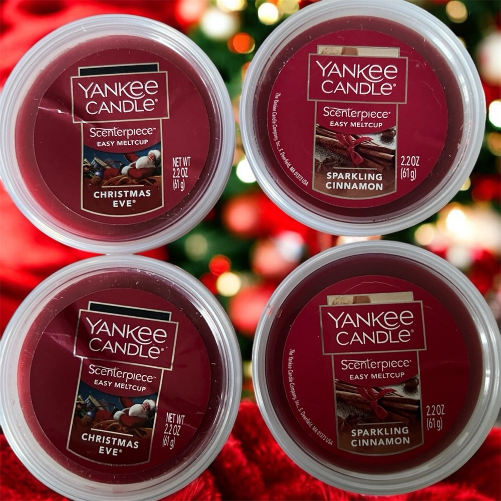Yankee Candle Scenterpiece Easy MeltCup - Christmas Eve & Sparkling Cinnamon